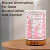 Timing Function Aroma Diffuser Hollow Tree Humidifier Bedroom Fragrance Diffuser with LED Lights Humidificador para aromaterapia