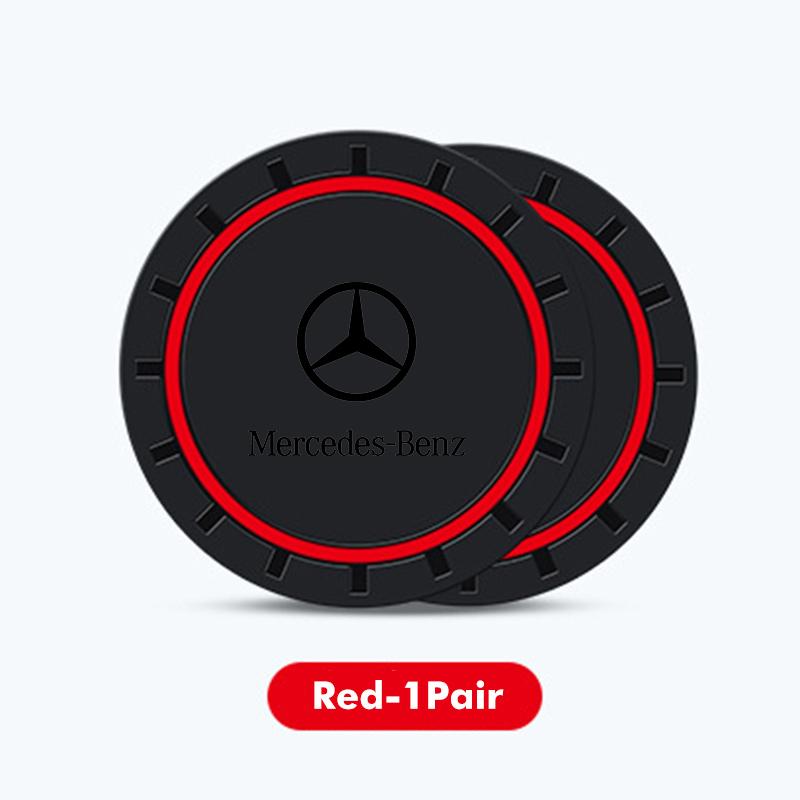 AABII1 For Benz Car Interior Water Cup Holder Non-Slip Mat Pad Coasters Auto Accessories Exclusive AMG W124 W203 W204 SPRINTER V CLASS