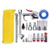 20Pcs Pneumatic Tools Kit for Car AC Duct Cleaning Designed for Automotive Maintenance and Airflow Optimization