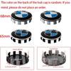 4Pc 56mm 68mm BMW Emblem For BMW Wheel Hub Caps For BMW 3 Series 5 Series E60 E90 F10 F30 E46 E39 X5 E53 E70 E38 Z4