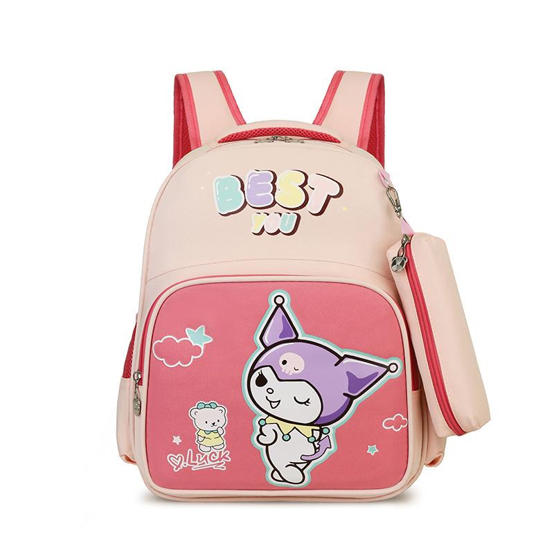 

Large Capacity Primary School Schoolbag Cartoon Animation Cute Boys And Girls Backpack Printed Children S Backpack розовый