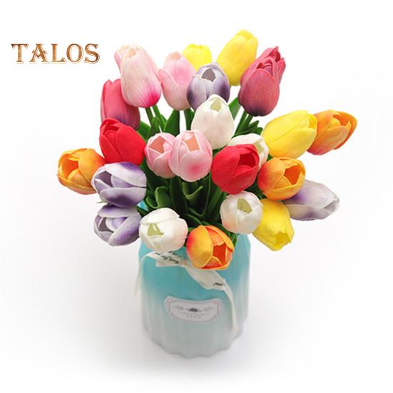 5 bucăți lalea simulată 34 cm lalele artificiale flori false lalele artificiale cadou de ziua mamei în vrac pentru vază acasă bucătărie nuntă decorațiuni pentru petreceri de primăvară