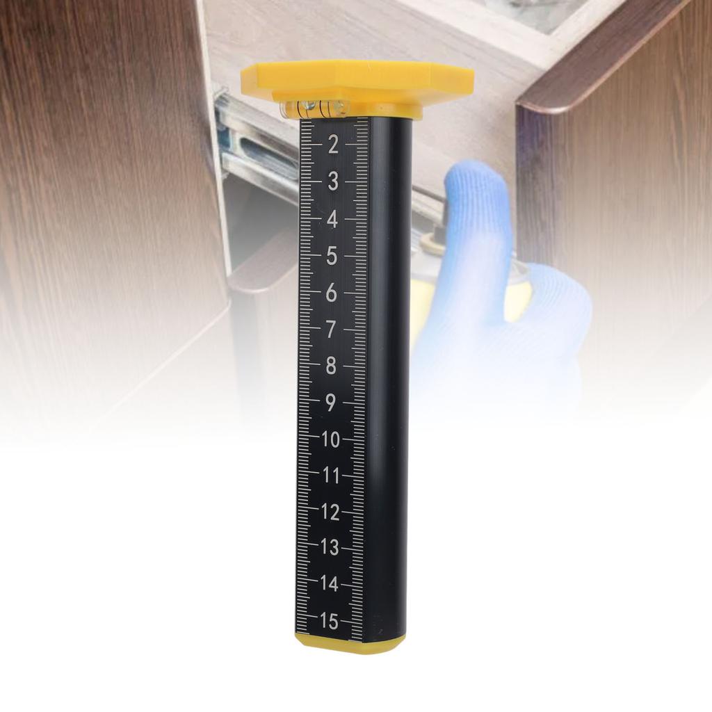 Equal Height Ruler Accurate Double Sided Scale Thickened Rust Proof Gradienter Ruler for Indoor Outdoor
