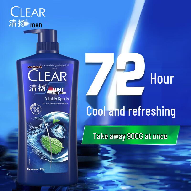 

Clear Men Anti-Dandruff Shampoo Vitality Sport Mint