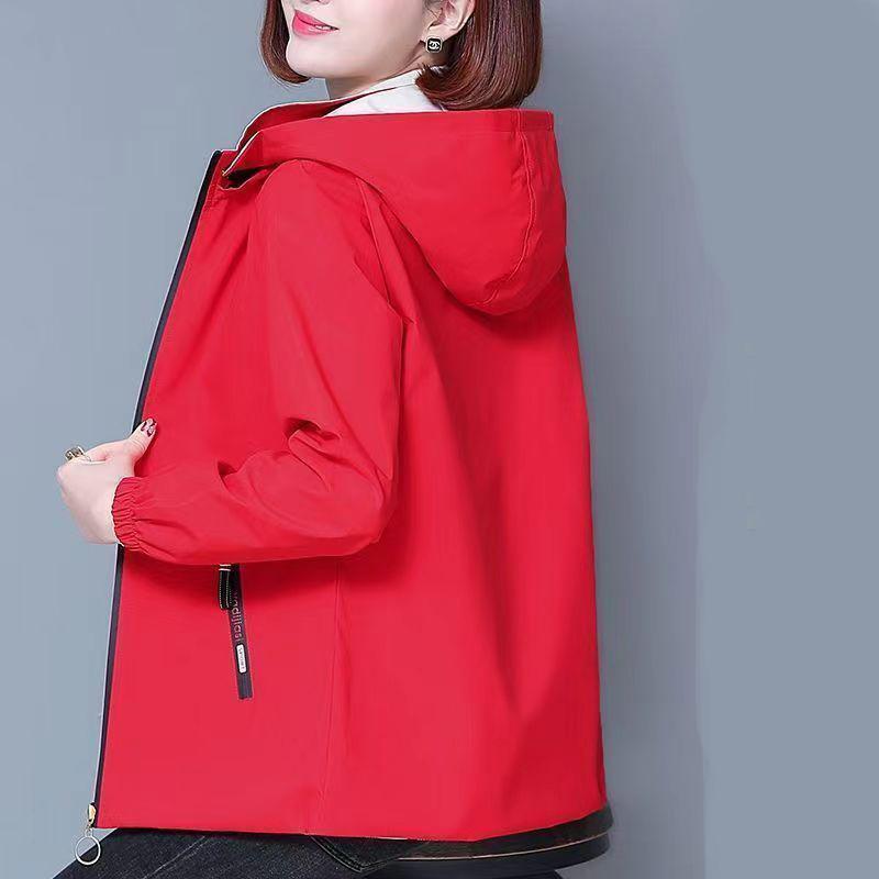 

WTEMPO весна осень тренчкот женский с капюшоном тонкий женский ветровка топы больших размеров куртки Mujer женское пальто топ 4XL