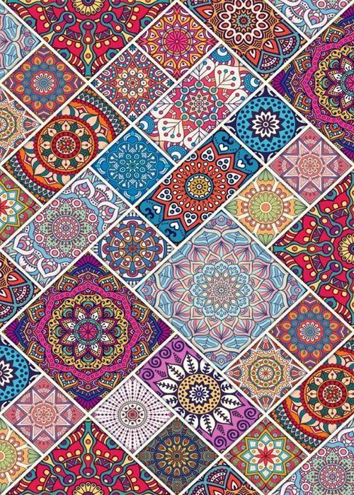 Tapis - MANI TEXTILE - Moderne - Coloré - 50x120 - Synthétique - Autres motifs