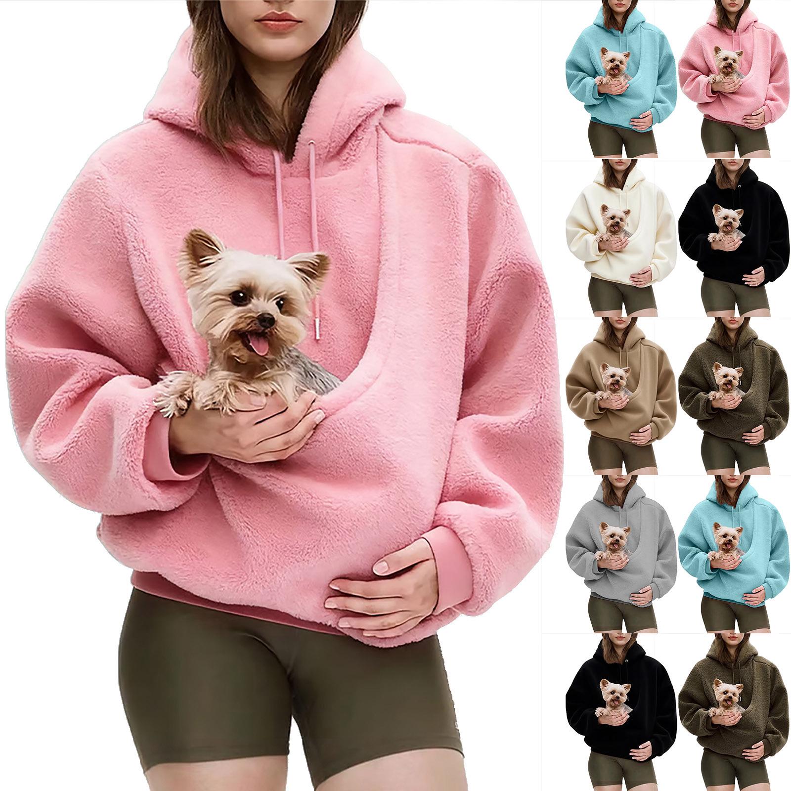 

2025 Solid Color Loose Hoodie - New European American High Street Style S розовый