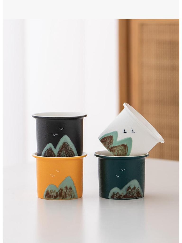 A Thousand Li of Rivers and Mountains Gift Box: Mid-Autumn & Birthday Souvenir Tea Set for Company Events