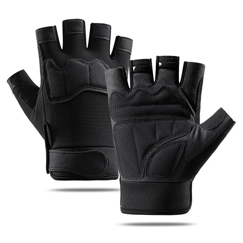 Casual Fashion Outdoor Sports Gloves Half Finger Gloves