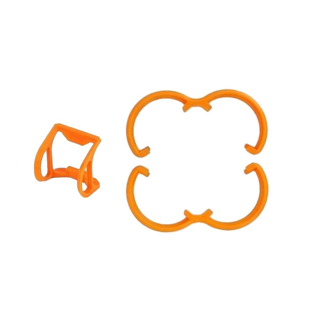 

2 in 1 Propeller Protector Kit Shockproof Camera Lens Guard Propeller Ring for DJI NEO for Travel помаранчевий