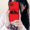 Q-QuiksilverS LOGO Phone Case For IPhone 17 16 15 14 13 12 11 Pro Max Plus Mini Soft Black Cover