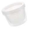 Fridge Scallion Box Round Draining Plastic with Sealing Lid Scallion Storage Container for Ginger