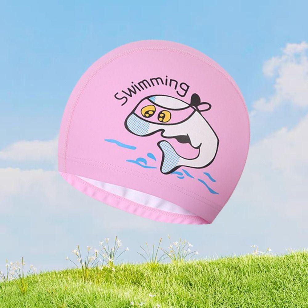 Waterproof Kids Swimming Glasses Hair Protection Boys Swimming Caps Water Sports