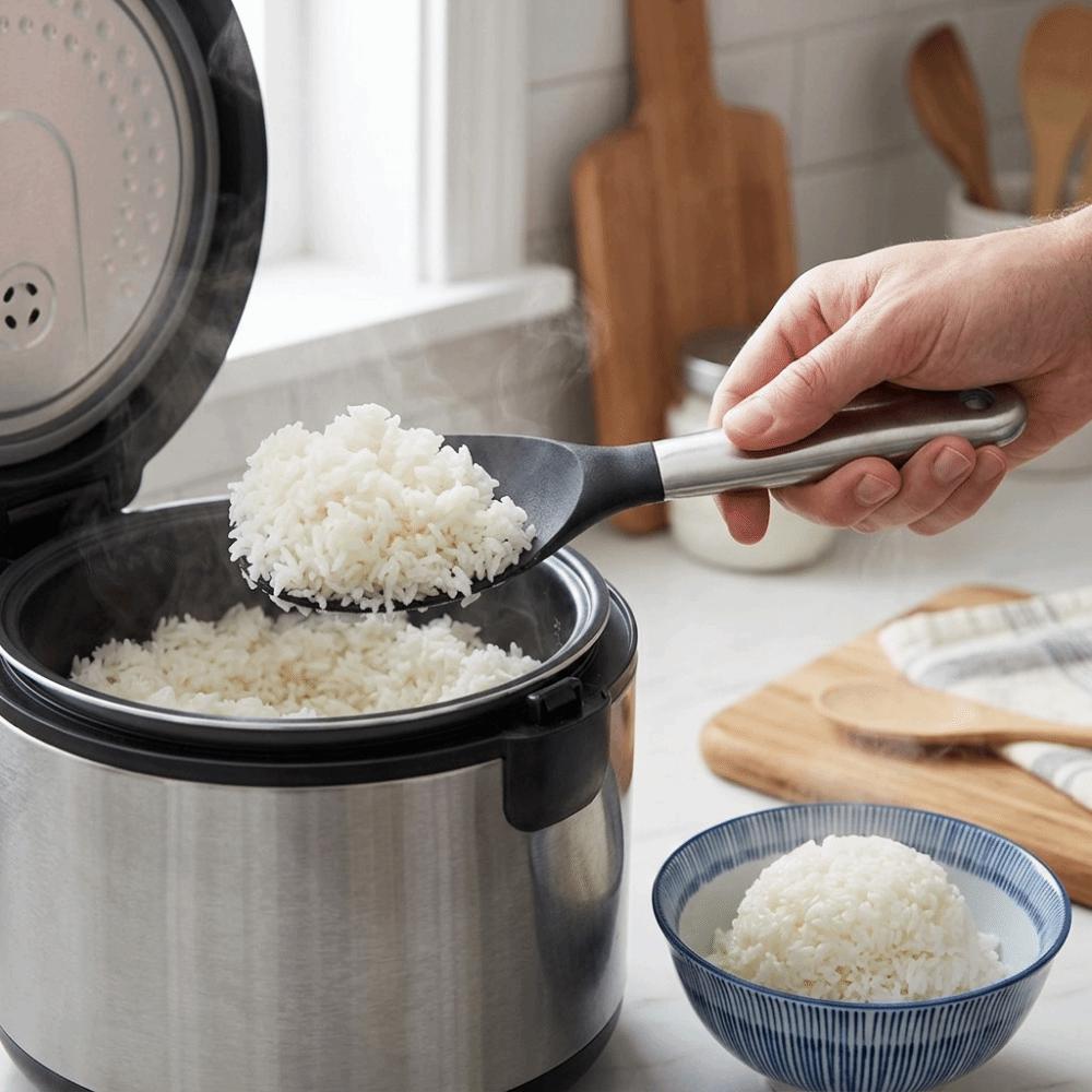 Heat Resistant Handle Spoon Non stick Rice Paddle Eco friendly Kitchen  Spoon  Home Kitchen