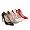 Spring Red Women Pumps Formal Pointed Toe High Stiletto Heel Big Plus size 48
