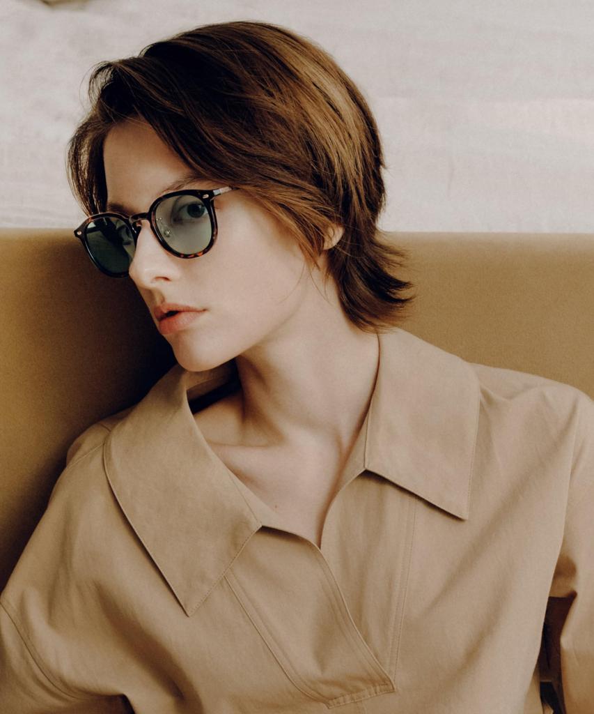 Sunglasses UNITED Colored thick UV [Zoff] Wellington-style (Brown (Demi Pattern) - ZN261G06_49A1) ARROWS. lenses, frame, stylish, protection, unisex,