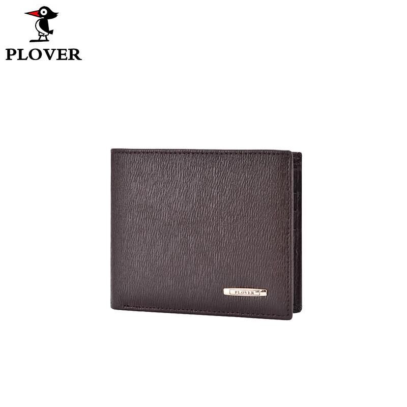 

Plover Men s Top-Grain Leather Bi-fold Wallet