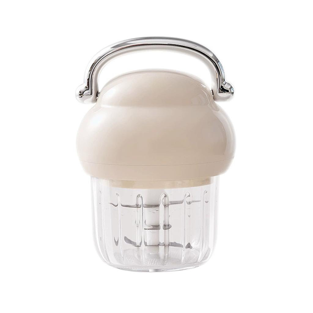 Food Chopper With Handle 350ml Grinder,Food Processor Small Meat Grinder,for Garlic Chili Meat Puree Vegetable Home Apartment Restaurant