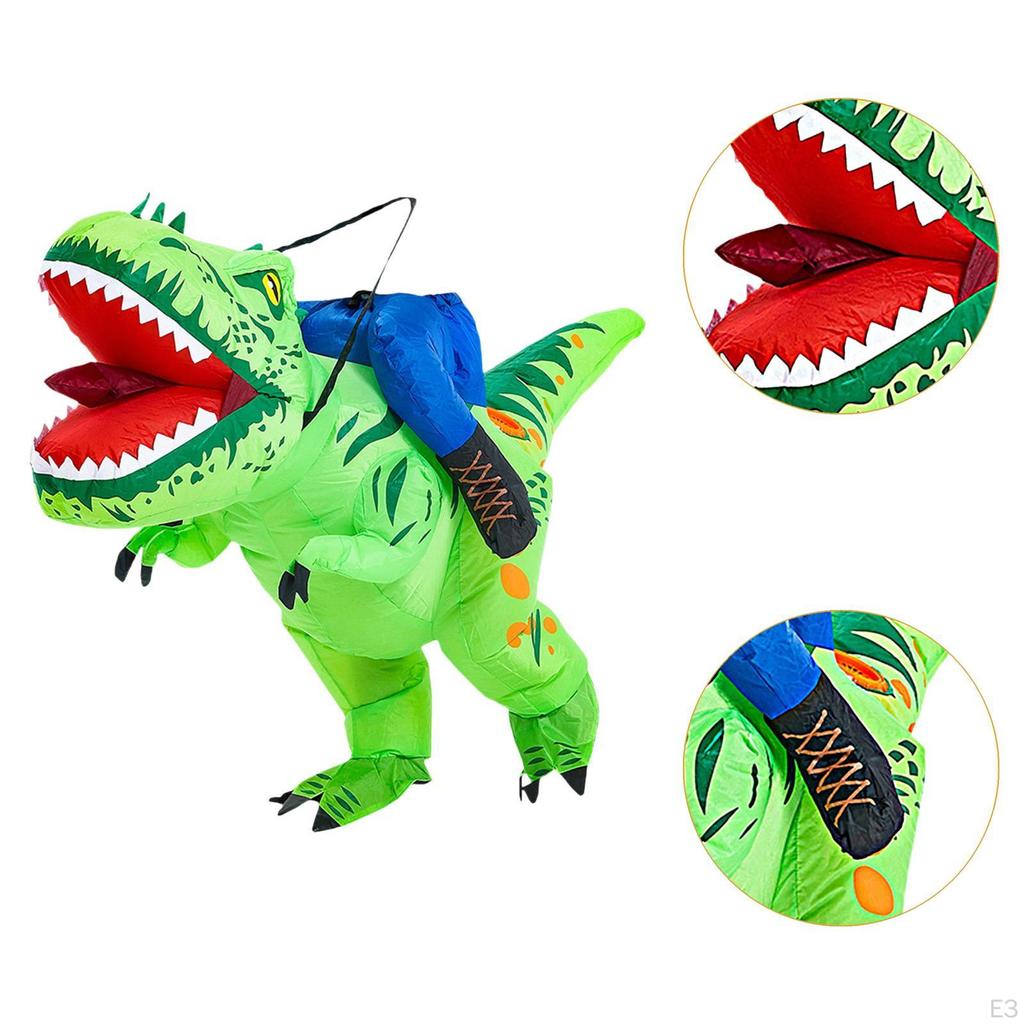Inflatable Dinosaur Costume, Accessories, Birthday Cosplay Outfit