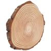 Natural Wood   Unfinished Wood Circles Ornaments Irregular Wood   with Bark
