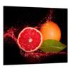 PANEL SZKLANY DO KUCHNI 65x60 Grejpfrut