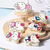 1PC/Random 3Pcs Cute HelloKitty Hair Claw, Pink Kitten Hair Accessory