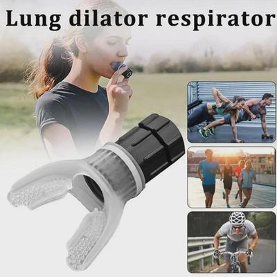 Entrenador de Respiración Abdominal de Resistencia Ajustable Portátil para Fitness Aeróbico y Mejora de la Capacidad Vital