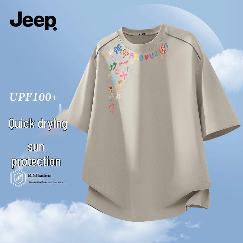 JEEP Men s Quick-Dry Anti-Bacterial T-Shirt M