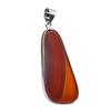 Botswana Red Agate Natural Gemstone Silver Plated Pendant 2.5" J 1647