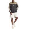 Adidas Cutline Pullover Long-Sleeve Top Black/Olive Strata Men Streetwear JD5395