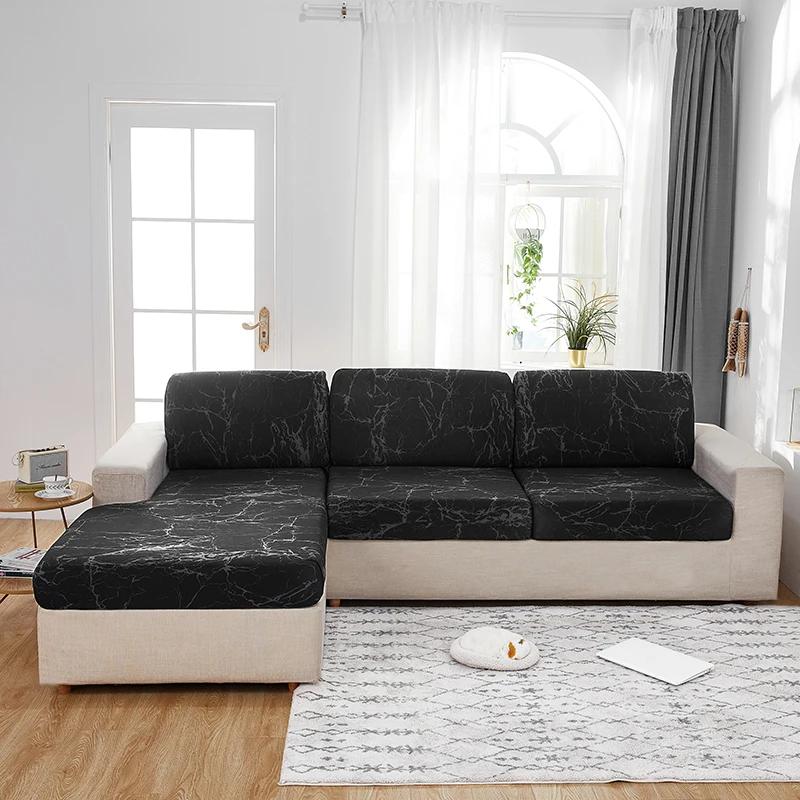 Elastic Sofa Cushion Cover Anti-Dust Sofa Cover For Living Room Pets Kids Seat Cover Chaise Longue Corner L Shape Sofa Slipcover