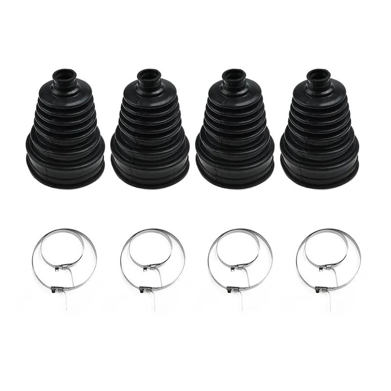 Car Silicone Constant Speed Dust Cover Track Connector Kit CV Joint Boot Replacement Universal Ball Round Clamp Car Accessories