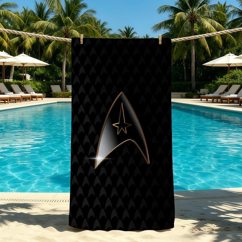 S-Star T-Trek Hot TV Towel For Outdoor Camping Beach Towel Super Absorbent Quick-Drying Summer Towel