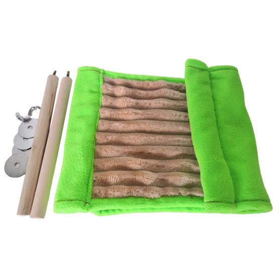 Hamster Hammock Dvouvrstvé Závěsné Odolné proti kousnutí Pohodlné Měkké na dotek Udržujte v teple Velký prostor