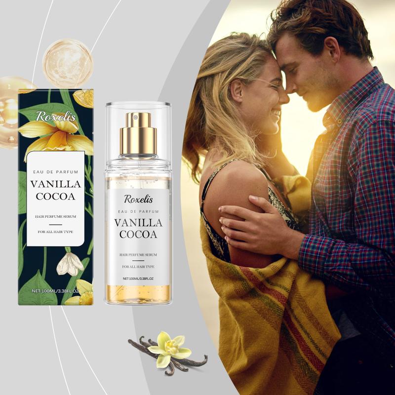 Hair Perfume Spray with Vanilla Cocoa Adds Shine and Pleasant Aroma Hydrates Freshens Hair and Body for Any Season