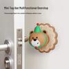 Welcome Offer: Creamy Bear Silicone Door Handle Protector - Cute Bedroom Door Stopper