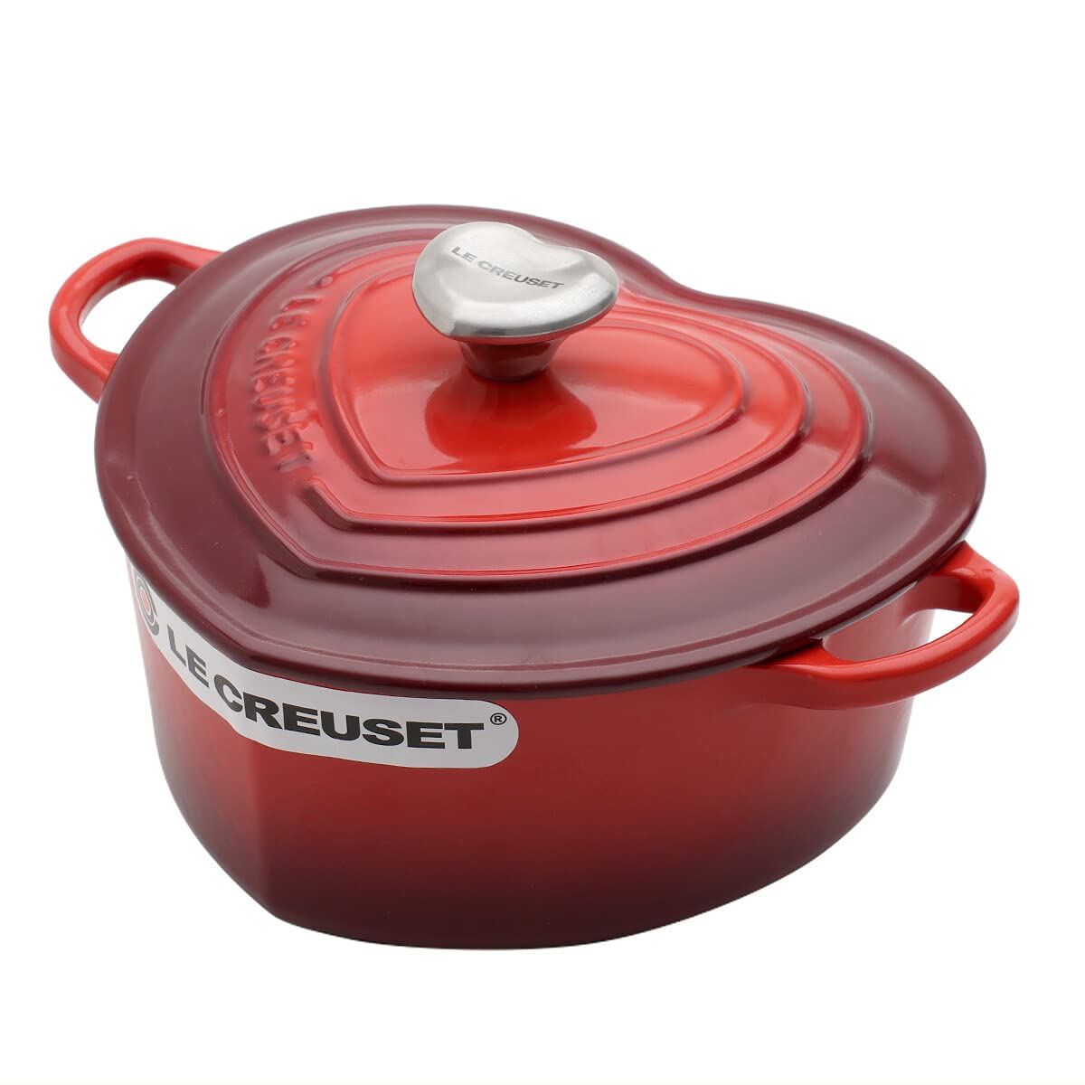 

Le Creuset Pot Heart Cocotte Ronde 21401 20см Красный Creuset/Le Two-handed (Серебряная ручка) [Элемент]