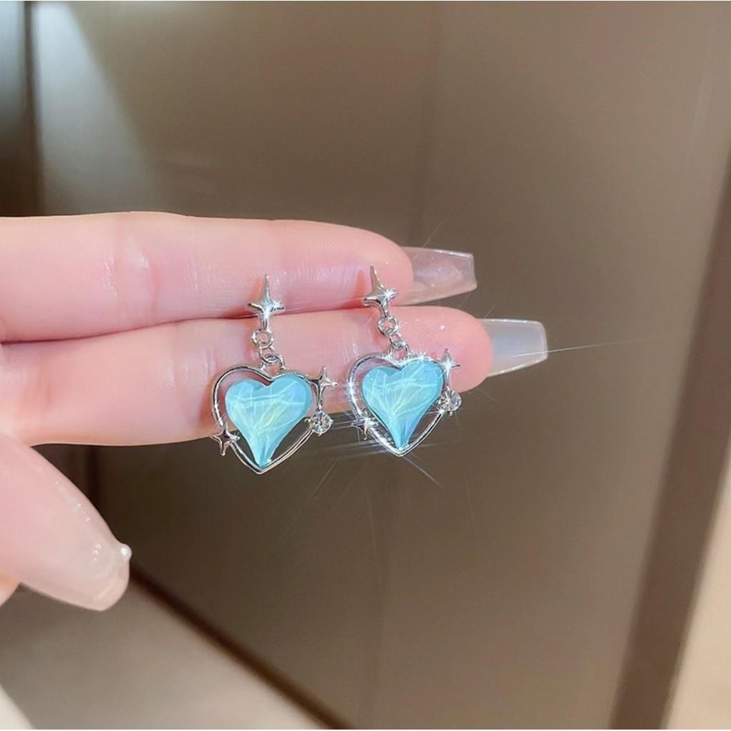 Alloy Earrings Heartstar For Women 2023 Creative Fashionable Summer Jewelry