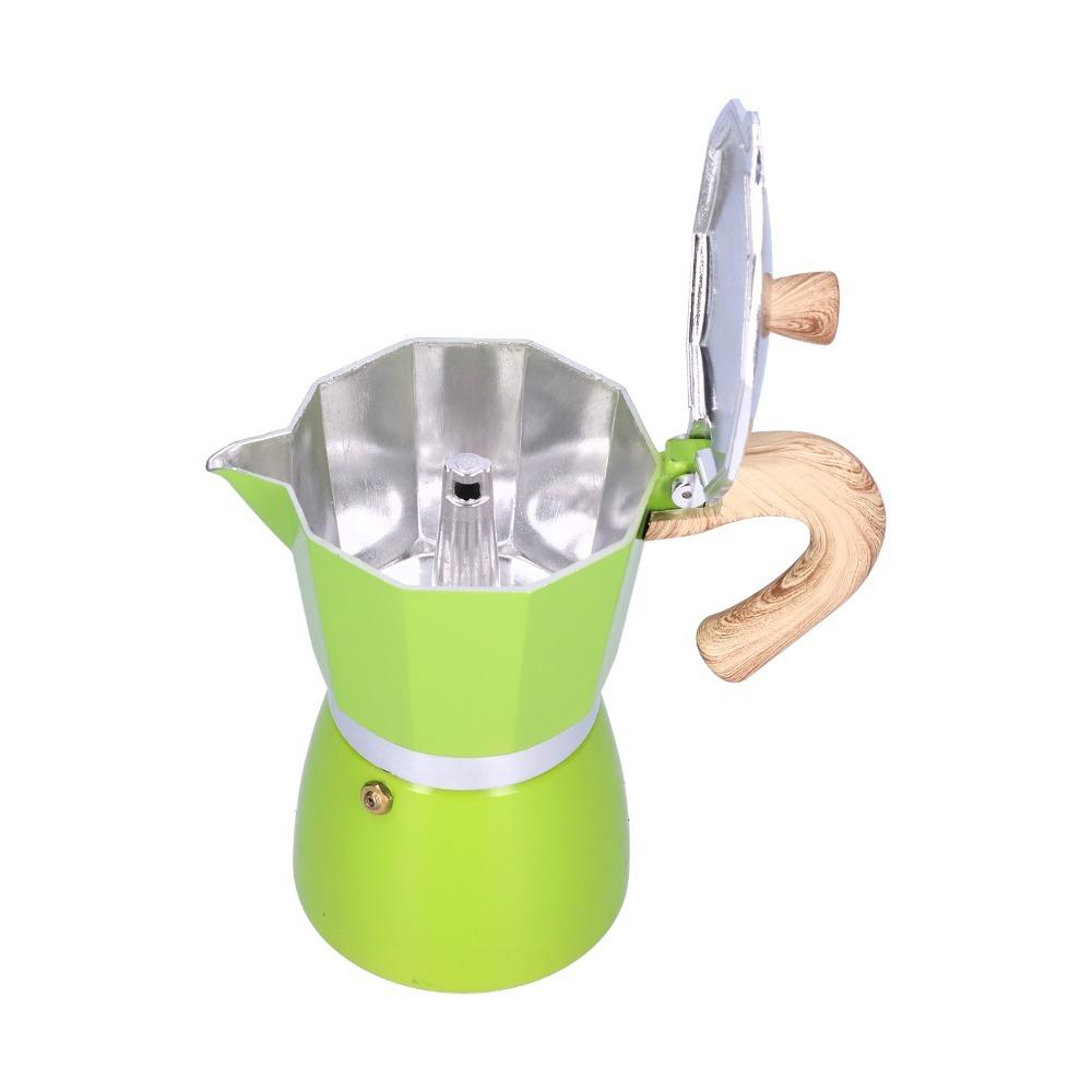 300ML Capacity Moka Pot Aluminum Alloy Coffee Maker Coffee Brewing Coffee Kettle  Home Use