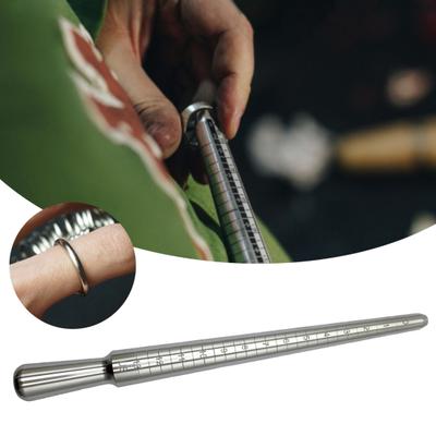 Messstab, Aluminium-Ringgrößenmesser, Schmuckmessung, Reparaturwerkzeug, Ringformungsdorn für die Schmuckherstellung