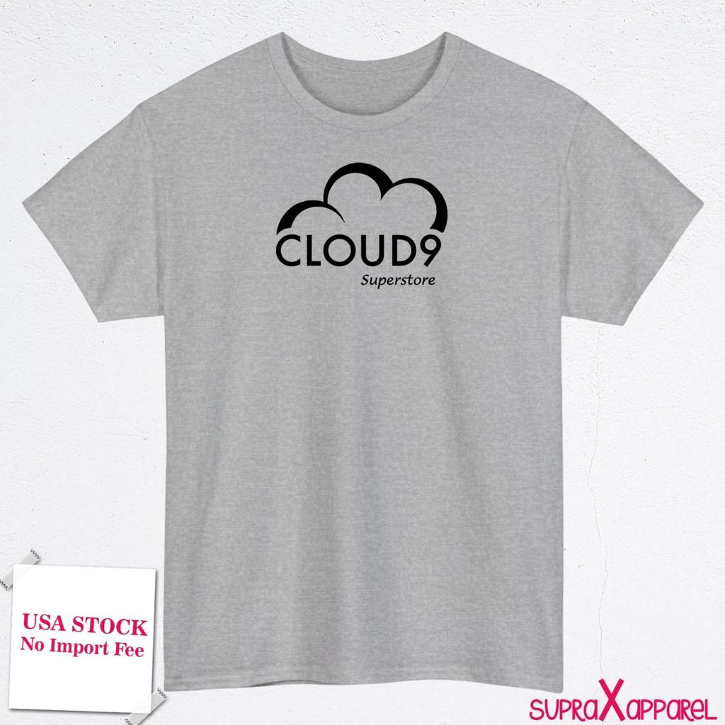 Cloud9 SuperstoreLogo Mens T-Shirt Cotton Graphic Tee Made in USA S-5XL