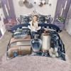 Homewish Girls Dreamy Makeup Duvet Cover Set Cosmetics Theme Bedding Set Dress Perfume High Heels Bed Set Room Decor