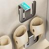 Montowany na ścianie stojak na buty Łazienka Prosty haczyk na kapcie Montowany Sypialnia Schludne przechowywanie Stojak do suszenia butów Organizer do przechowywania butów