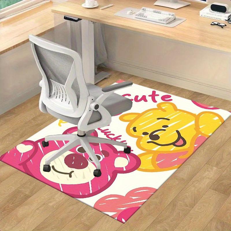 1pc, Cute Lucky Cartoon Bear Rug - Perfect for Home Decor, Office Carpet, Chair Cover, Outdoor Use, and Gift IdeasP189