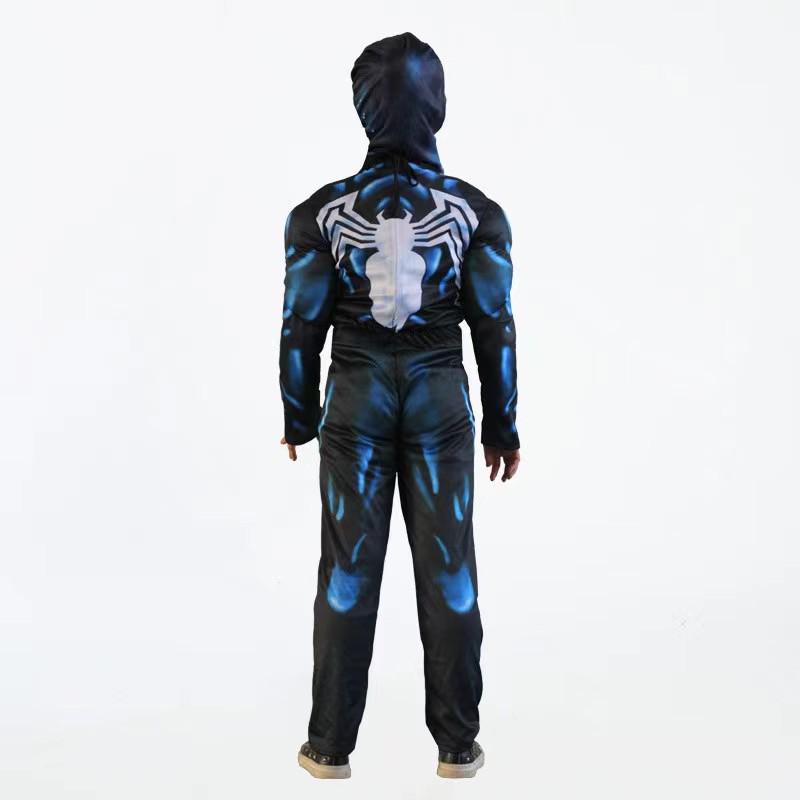 Venom Spider Children's Muscle Cosplay Costume for Halloween