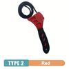 6 Inch Belt Wrench Oil Filter Puller Strap Spanner Chain Wrench Strap Opener, Adjustable Disassembly Tool