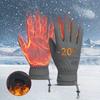 Winter Ski Gloves Cold-proof Thickened Fluff Motorcycle Gloves Anti Slip Touchscreen Outdoor Sports Thermal Snowboard Gloves