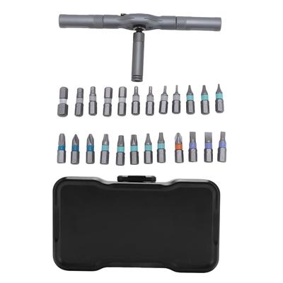 Jeu de tournevis à cliquet 24 en 1 avec étui Acier Multi-embout DIY Jeu de tournevis à cliquet pour la maison