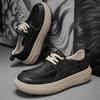 Mens Canvas Shoes 2025 Summer New Comfortable Loose Versatile Tooling Shoes Platform Height Increase Casual Sneakers Men