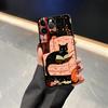 Black Soft Phone Cover Case for iPhone 17Air XS Max XR 7 8 15 16 14 Plus 13 12 11 17 Pro Max Cartoon Cat